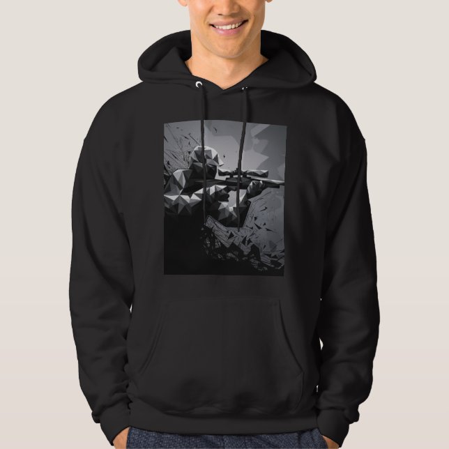 VESTE À CAPUCHE CACHÉ DANS LA VUE CLAIRE (Devant)