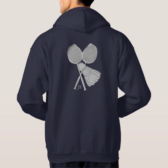Veste À Capuche Cadeau Cool personnalisé pour les joueurs de Badmi (Dos)
