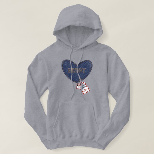 Veste À Capuche Cadeau de construction romantique - (Design devant)