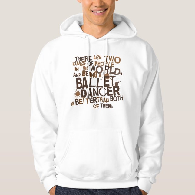 Veste À Capuche Cadeau de danseur classique (Devant)