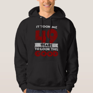 Veste À Capuche Cadeau drôle d'anniversaire 49 ans vintage