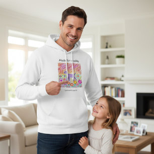 Veste À Capuche Cadeau pour papa fait d'art enfantin dessiné à la 