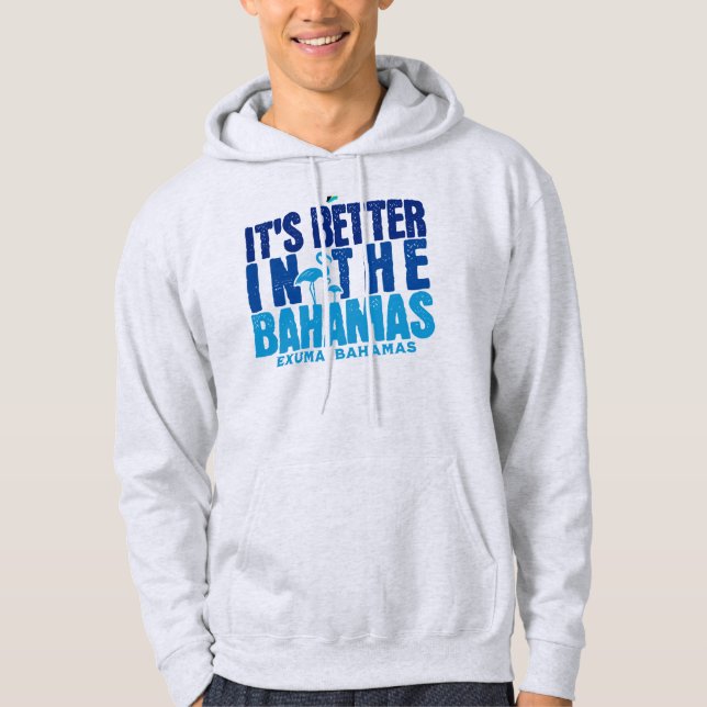 Veste À Capuche Cadeau souvenir Bahamas : Exuma Bahamas Cruise Tra (Devant)