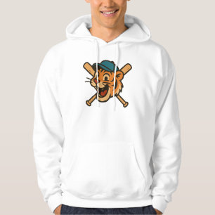 Veste À Capuche Cadeaux de baseball Tiger pour maman et papa, grap