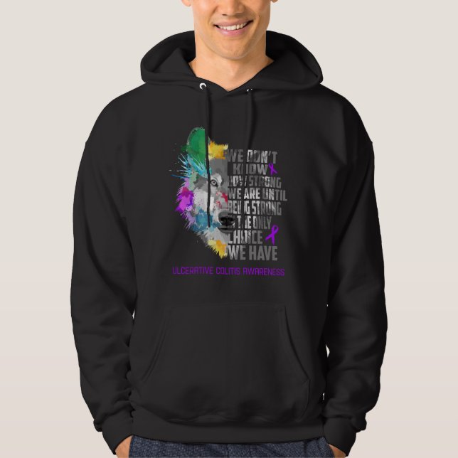 Veste À Capuche Cadeaux de soutien au ruban pour la sensibilisatio (Devant)