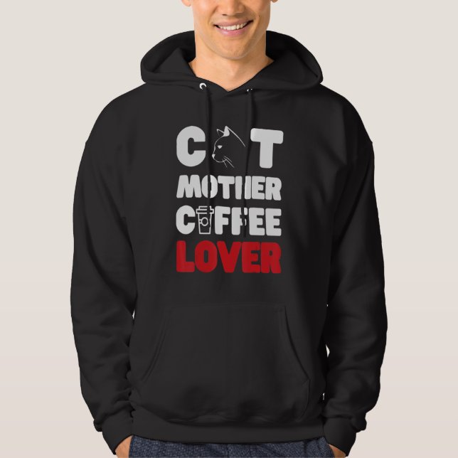 Veste À Capuche Café Mère Cat (Devant)