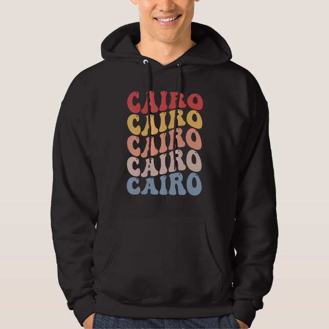 Veste À Capuche Cairo City Groovy Retro (Devant)