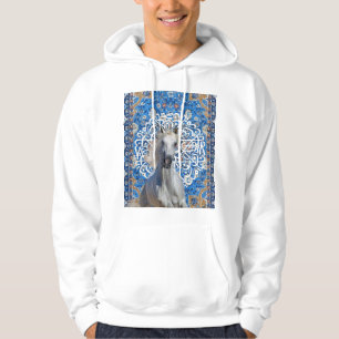 Veste À Capuche Calligraphie arabe cheval