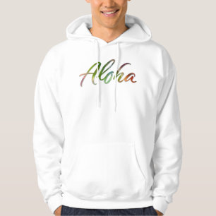 Veste À Capuche Calligraphie de lettrage de Hawai'i - Aloha Hawaï