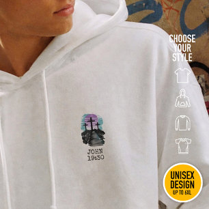 Veste À Capuche Calvaire Golgotha c'est fini Moderne chrétien