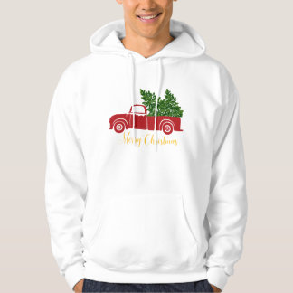 Veste À Capuche Camion d'arbre de Noël Sweatshirt homme