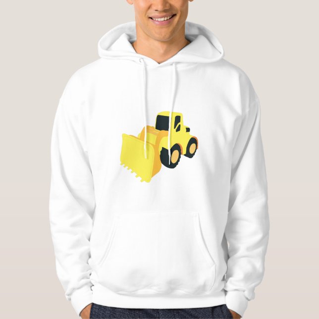 Veste À Capuche Camion de construction de chargeur frontal (Devant)