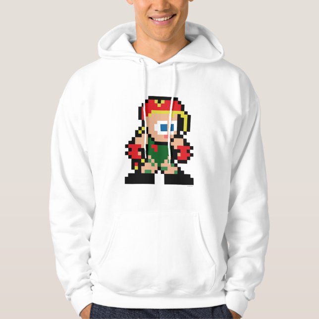 Veste À Capuche Cammy à 8 bits (Devant)