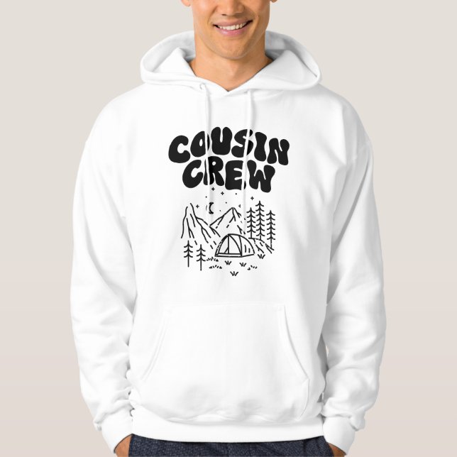 Veste À Capuche Camp d'été de la Réunion d'équipe de Cousin (Devant)