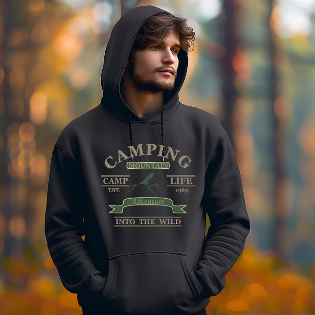 Veste À Capuche Camping extérieur vie de camping (Créateur téléchargé)