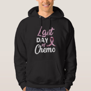 Veste À Capuche Cancer Du Sein Dernier Jour Du Ruban Rose Chemo