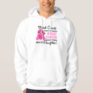 Veste À Capuche Cancer du sein fou de fille du poussin 2