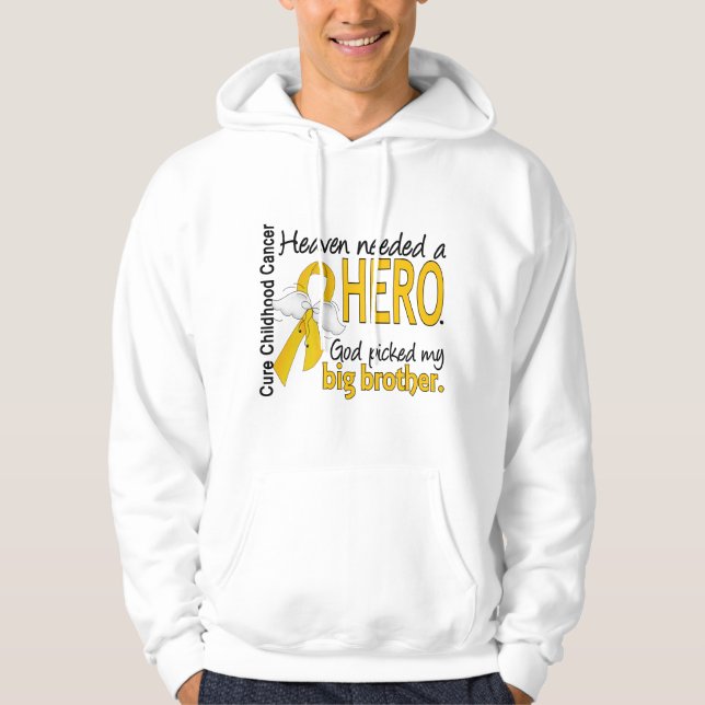 Veste À Capuche Cancer nécessaire d'enfance de frère de héros de (Devant)