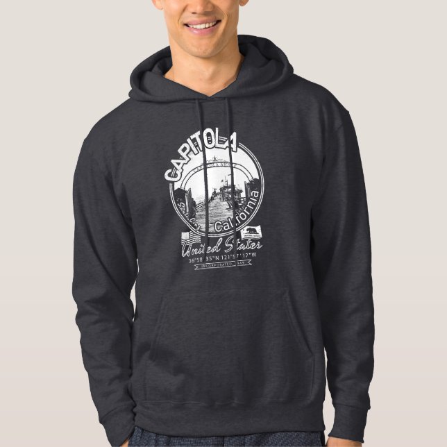 VESTE À CAPUCHE CAPITOLA PÈRE NOËL CRUZ CALIFORNIE - CAPITOLA WHAR (Devant)