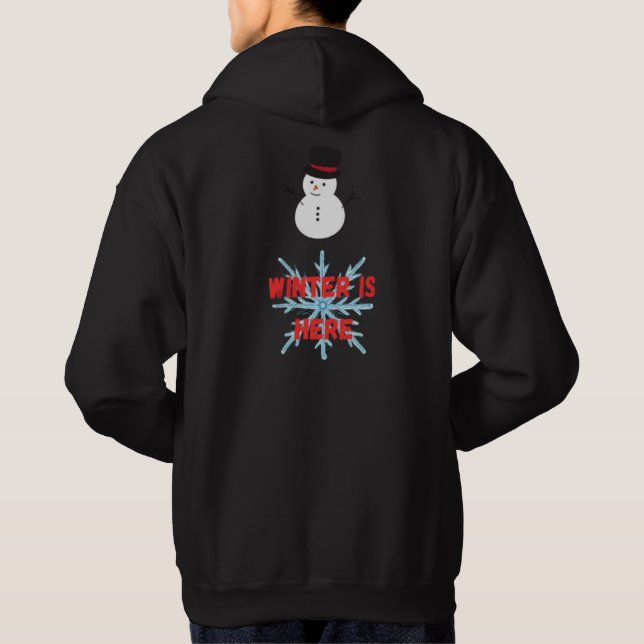 Veste À Capuche capot pour l'hiver (Dos)
