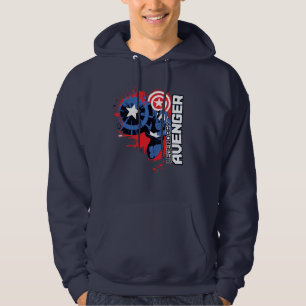 Veste À Capuche Captain America Avenger Légendaire