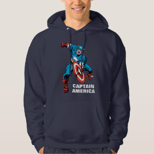 Veste À Capuche Captain America Shield