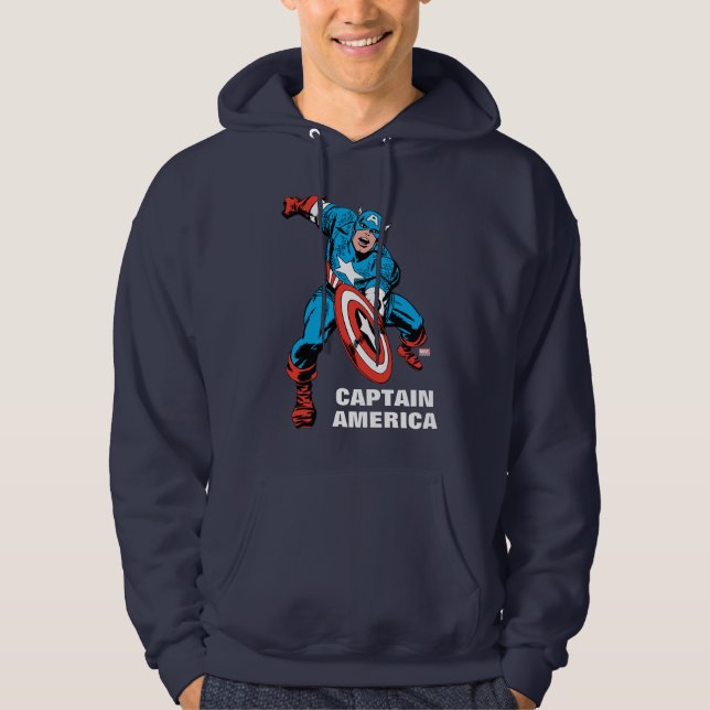 Veste À Capuche Captain America Shield (Devant)