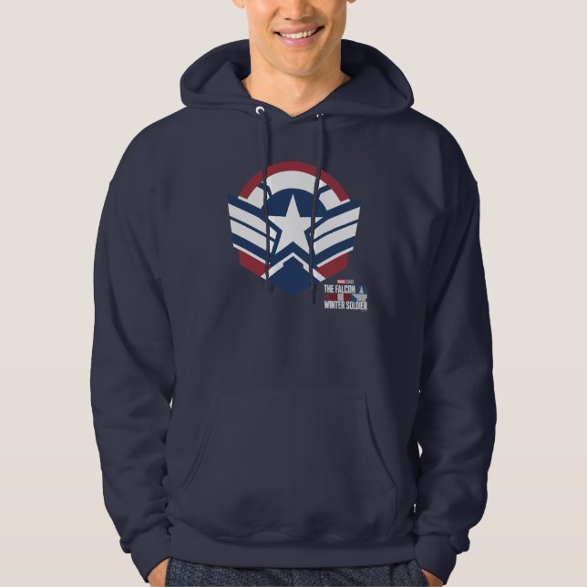 Veste À Capuche Captain America Stars & Stripes (Devant)