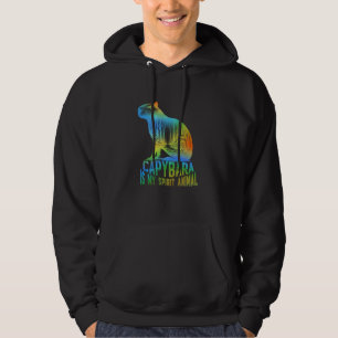 Veste À Capuche capybara est mon animal d'esprit unique capybara