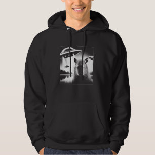 Veste À Capuche Capybara Selfie Invasion UFO Funny Capibara Motif