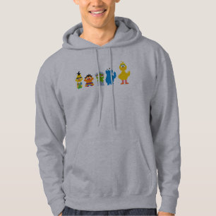 Veste À Capuche Caractères Pixel Sesame Street
