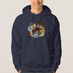 Veste À Capuche Caricature Harry et Hedwig Flying Passé Hogwares
