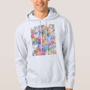 Veste À Capuche Carte de la ville de Faisalabad Pakistan