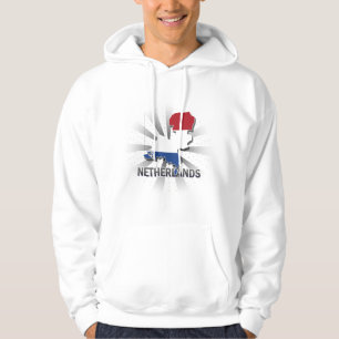 Veste À Capuche Carte néerlandaise 2,0 de drapeau