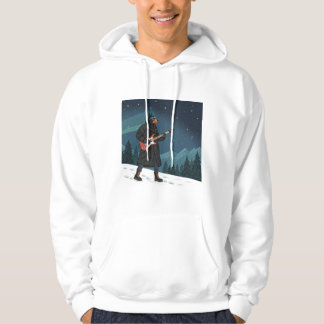 Veste À Capuche Cartoon Rocker Dog Under the Stars