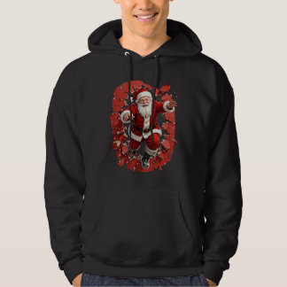 Veste À Capuche Casse-mur de Noël du Père Noël