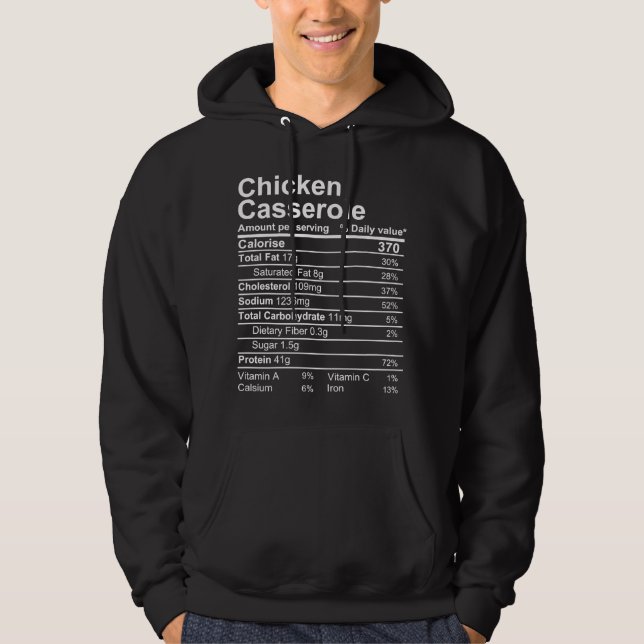 Veste À Capuche Casserole de poulet (Devant)