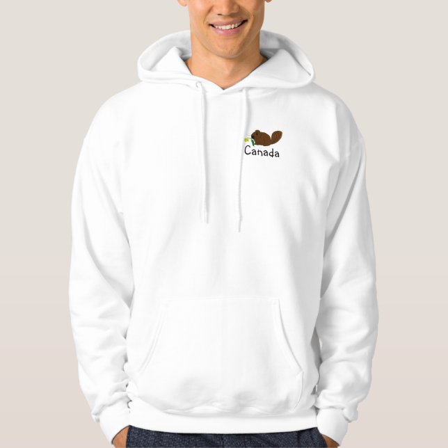 Veste À Capuche Castor canadien (Devant)