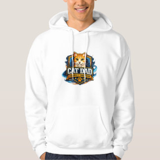 Veste À Capuche Cat Dad AI Tech Logo