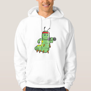 Veste À Capuche Caterpillar at Strength entraînement avec Dumbbell
