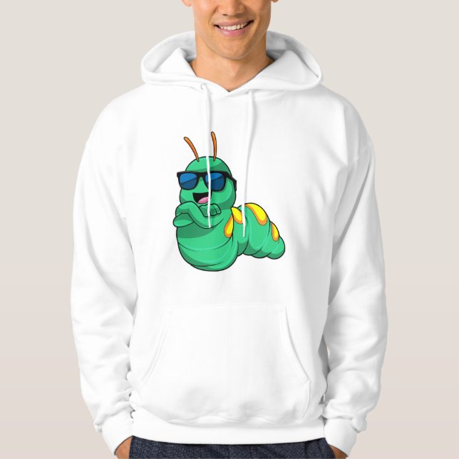 Veste À Capuche Caterpillar avec lunettes de soleil (Devant)