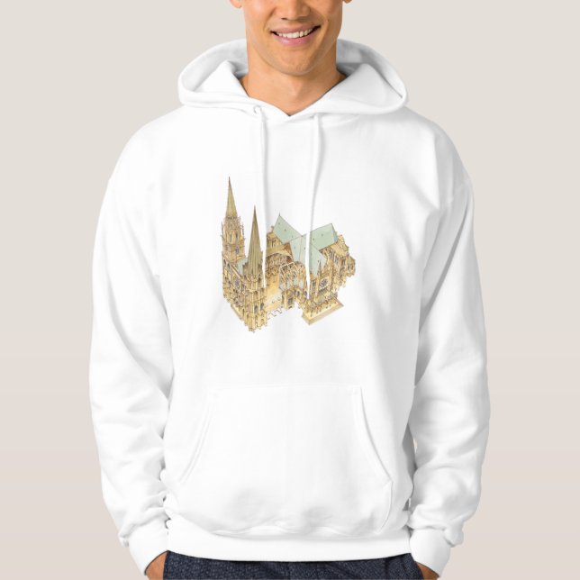 Veste À Capuche Cathédrale de Chartres. La France (Devant)