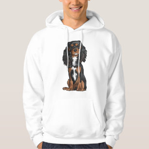 Veste À Capuche Cavalier King Charles Spaniel - Noir et Tan