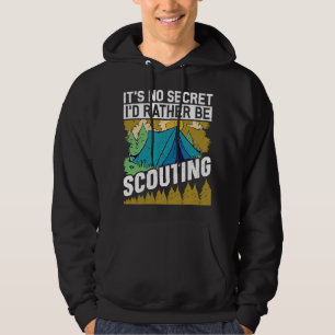 Veste À Capuche Ce n'est pas un secret, je scouterais des scouts e