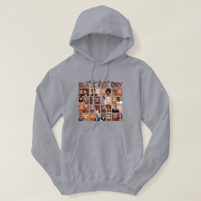 Veste À Capuche Ce que nous avons appris de l'histoire noire (Design devant)