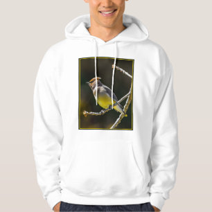 Veste À Capuche Cèdre cire Songbird Photo originale Oiseau sauvage