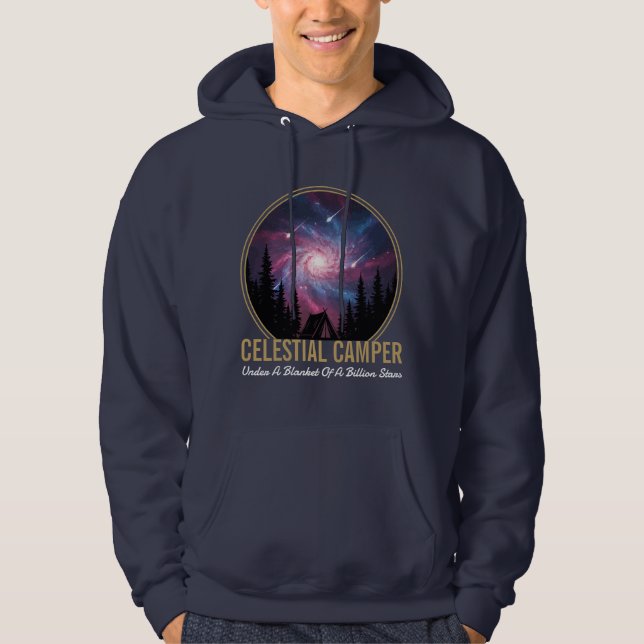 Veste À Capuche Celestial Camper Galaxy Night Scene (Devant)