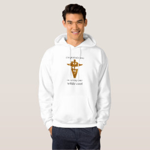 Veste À Capuche Cérémonie de la couverture blanche vétérinaire de