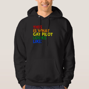 Veste À Capuche C'Est Ce Que Gay Pilot Ressemble À Lgbt Corlor Rai