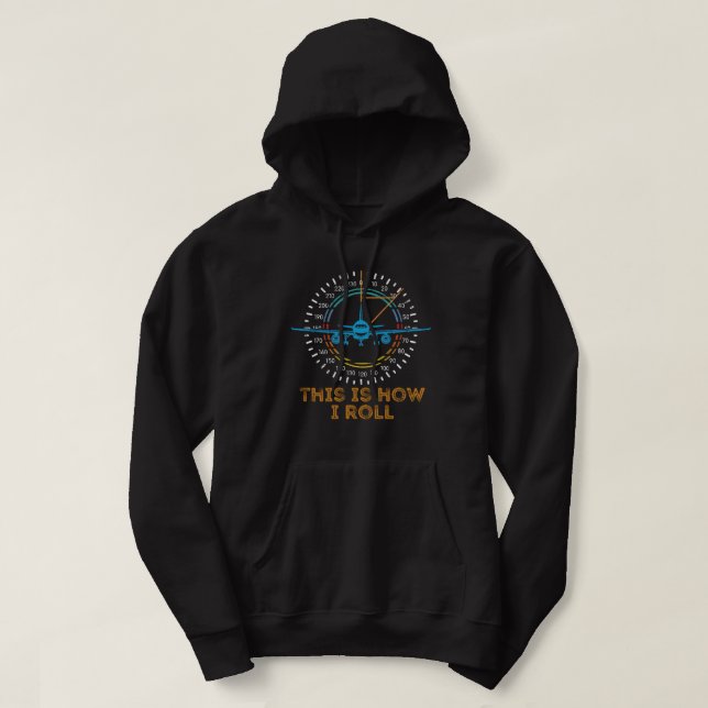 Veste À Capuche C'Est Comme Ça Que Je Passe L'Avion Pilote Chemise (Design devant)
